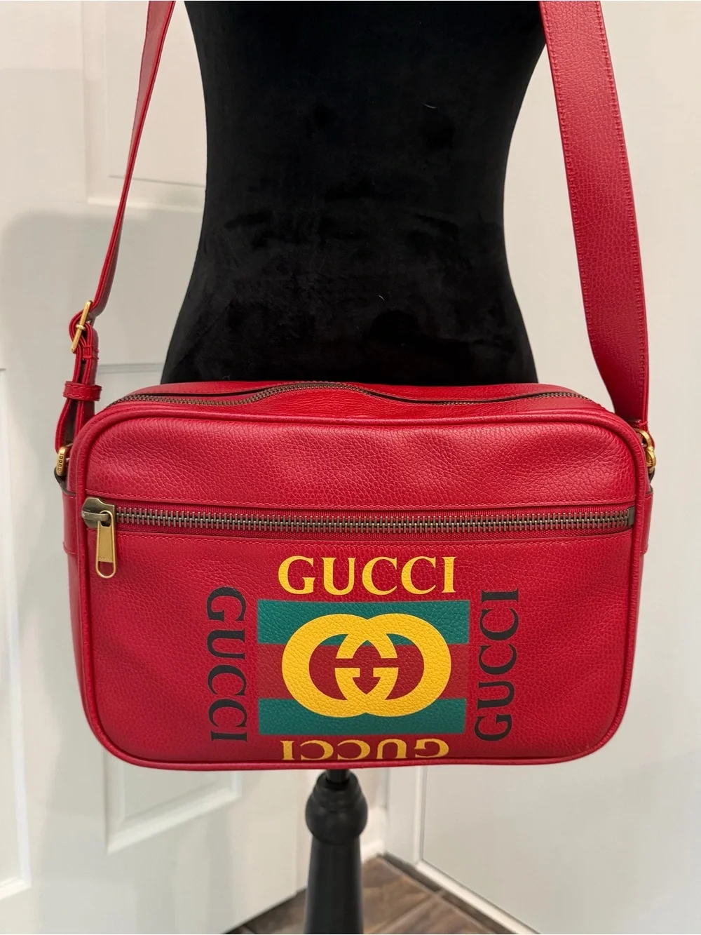 Gucci designer leather